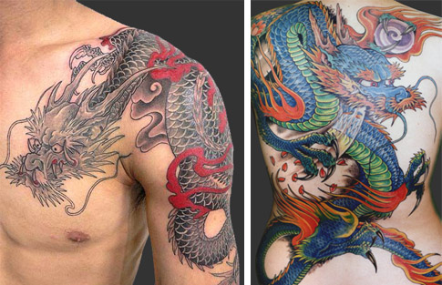 tatouage dragon