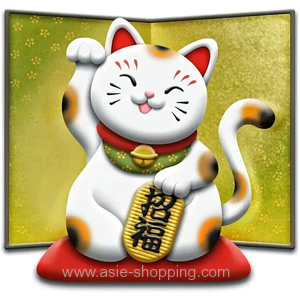 Le Maneki Neko chat porte bonheur japonais