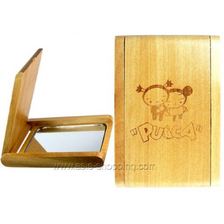 Miroir en bois pucca