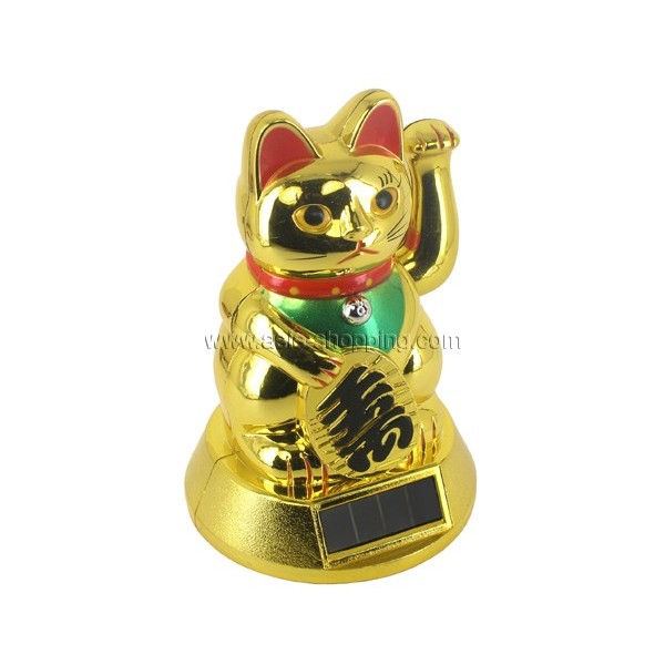 Maneki-neko Solaire - Le Chat Porte-Bonheur Écolo Qui Booste Votre