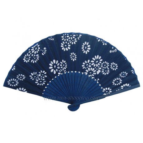 Éventail chinois en batik