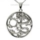 Pendentif dragon en acier