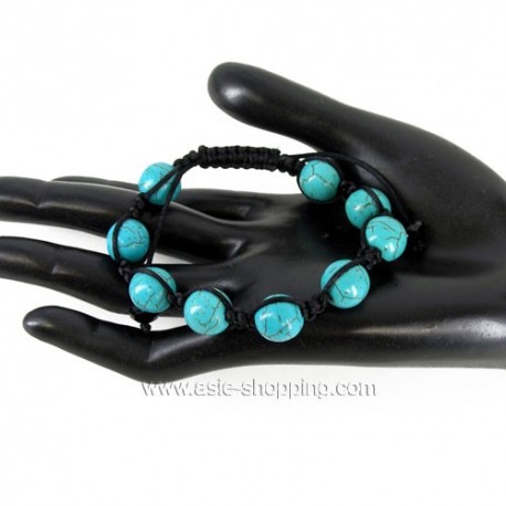 Bracelet shamballa turquoise