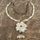 Collier fleur de jade