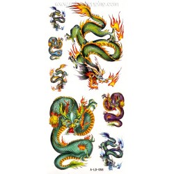 Tatouage dragon temporaire