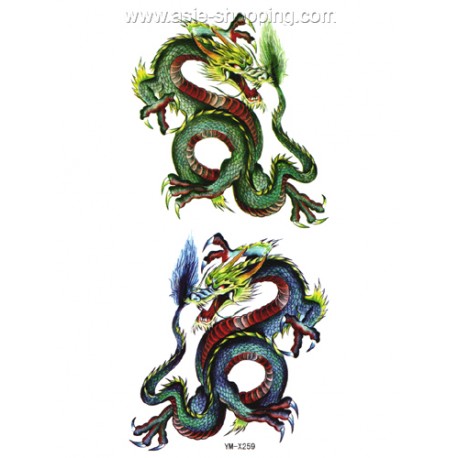 Tatouage dragon temporaire