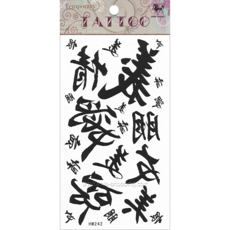 Tatouage chinois temporaire