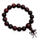 Bracelet bouddhiste en bois rouge