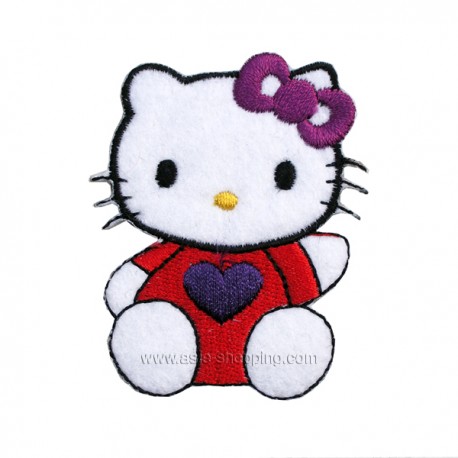 Broderie thermo-collante Hello Kitty
