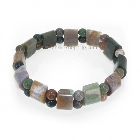 Bracelet en pierre agate